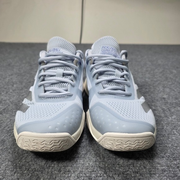 Adidas Pickleball Shoes Womens Grey Blue Silver Court Sneaker Gamecourt 2 JQ3248 - Picture 5 of 10